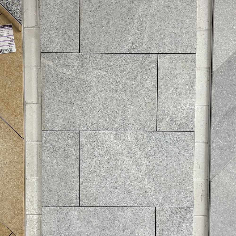 Mystic Grey Sandblasted Marble 610x406x30mm Natural Stone Pavers - 1st Quality - Display - available at iPave Natural Stone