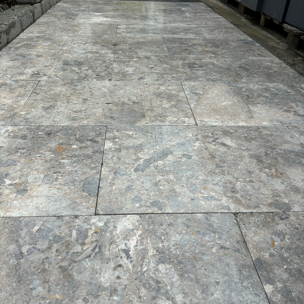 Toscana Grey Marble 600x400x30mm Natural Stone Pavers - 1st Quality - Swimming Pool Area - Available at iPave Natural Stone