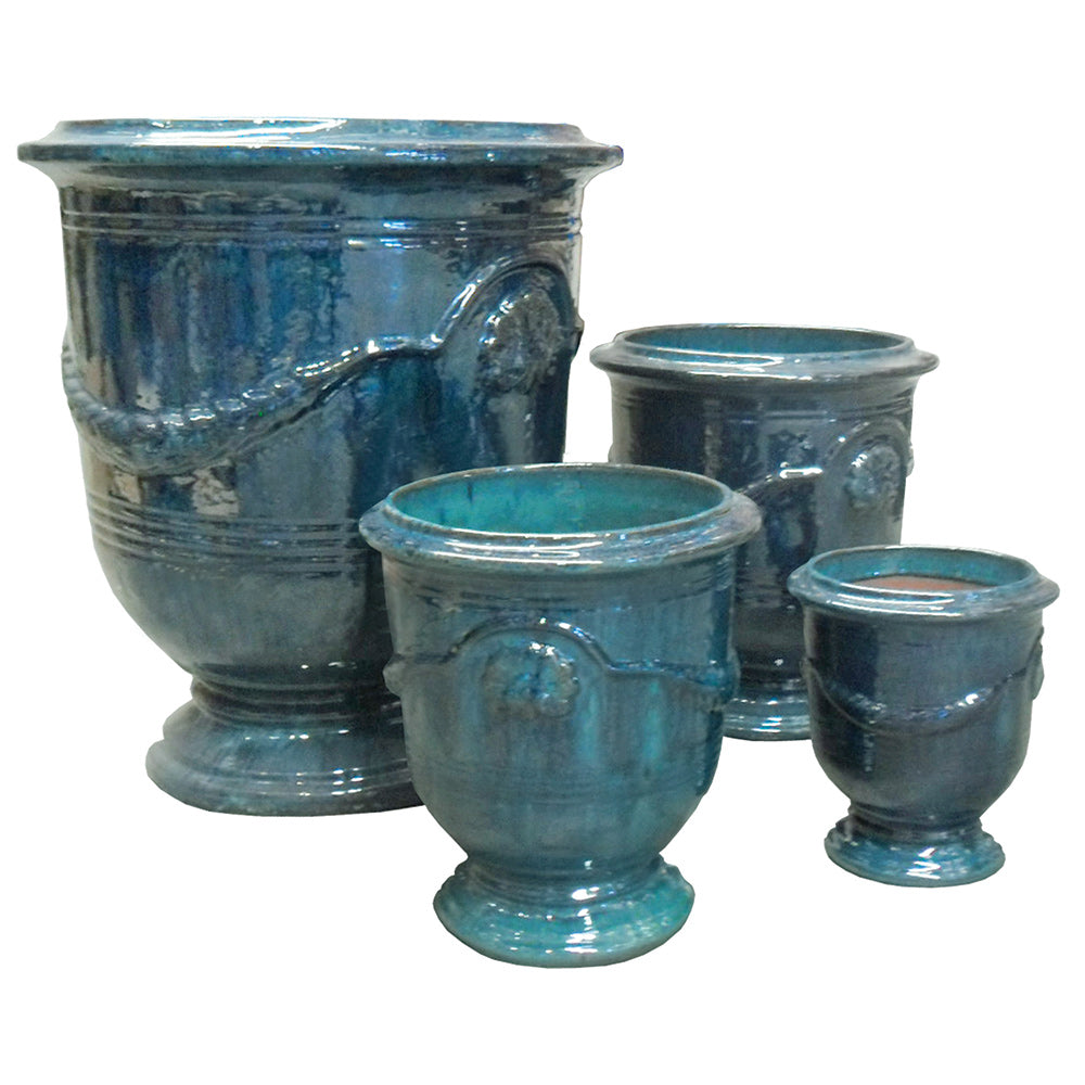 Primo Provincial Urn Pot - Forest Green - Available at iPave Natural Stone